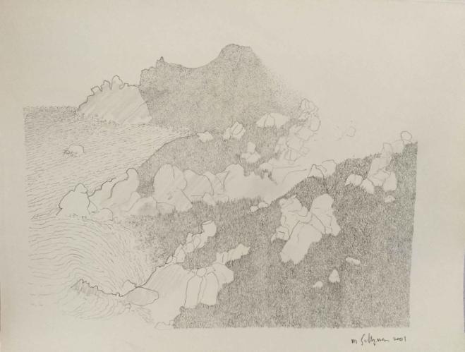 Landscapes 1994 - 2011, Drawing 6 by Marvin Saltzman