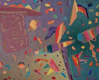 Homage Gaudi 1986/ Number 7 by Marvin Saltzman