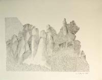 Gorge du Jonte, Drawing 9 by 