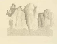 Gorge du Jonte, Drawing 4 by 