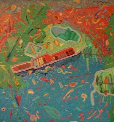 Oxford Canal 1987-1988/ Number 7 by Marvin Saltzman