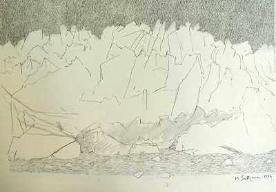 Glacier Bay 2000/ Number 9 by Marvin Saltzman