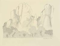 Gorge du Jonte, Drawing 1 by 