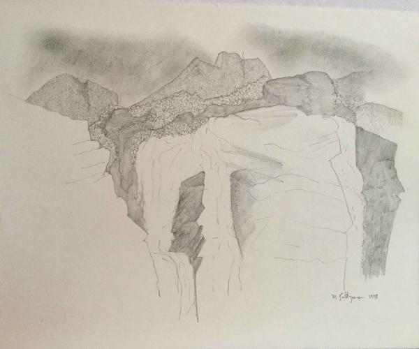 Landscapes 1994 - 2011, Drawing 2 by Marvin Saltzman