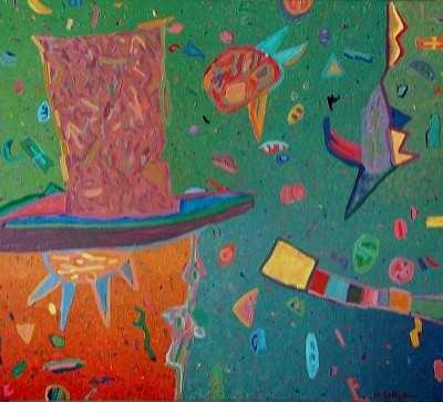 Homage Gaudi 1986/ Number 3 by Marvin Saltzman