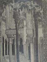 DRAWING #101 EL ALHAMBRA 1971  GRAPHITE ON PAPER by 