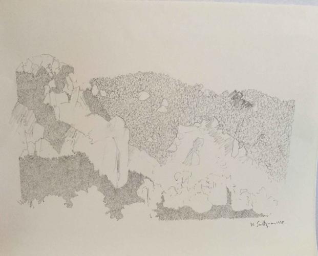 Landscapes 1994 - 2011, Drawing 3 by Marvin Saltzman